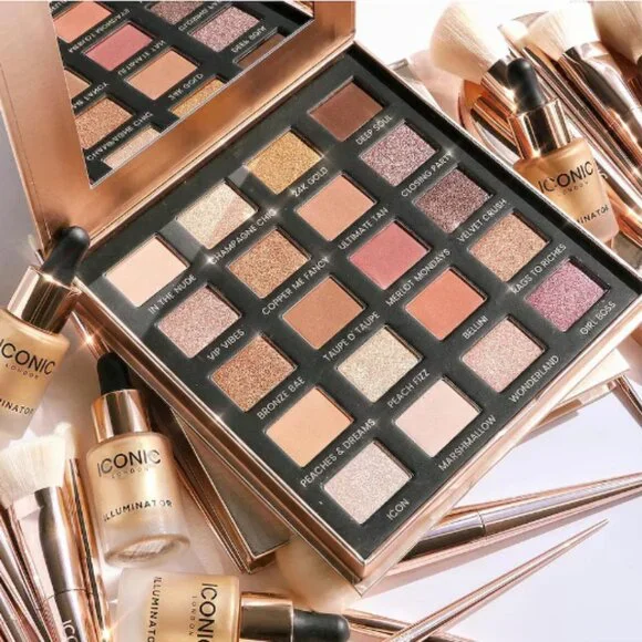 ❣️2/$36 NIB ICONIC London Day to Slay Eyeshadow Palette 20 Shades Retail $62.00 - Picture 1 of 14